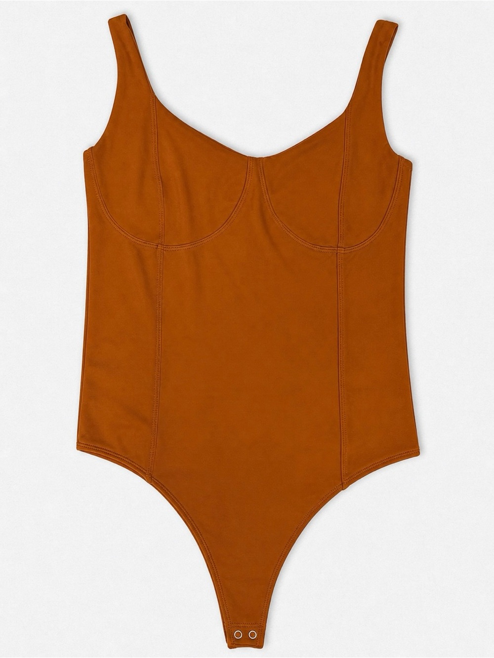 Abercrombie & Fitch Rust One-Piece Bodysuit Size L